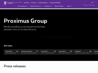 proximus.com Webseite Vorschau