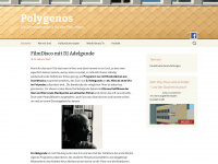 polygenos.de Webseite Vorschau