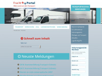 frachtportal.com Webseite Vorschau