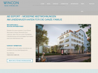 wincon-immobilien.de Webseite Vorschau