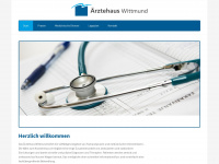 aerztehaus-wittmund.de Webseite Vorschau