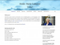 heide-marie-lauterer.de Webseite Vorschau