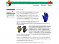 mechaniker-handschuhe.com Webseite Vorschau