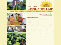 gaestehaus-sonnenblume.de Webseite Vorschau