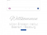miltonericksoninstitut.com Webseite Vorschau
