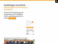 baubiologie-verzeichnis.de Webseite Vorschau