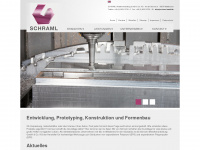schraml-metall.eu Webseite Vorschau