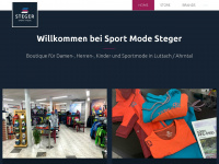 sportmodesteger.com Webseite Vorschau