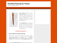 christina-piercing.info Webseite Vorschau