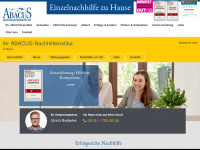 mainz.abacus-nachhilfe.de Webseite Vorschau