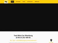 taxi-nienburg.de Webseite Vorschau