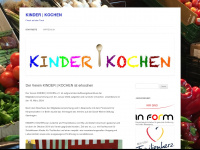 kinder-kochen.org Webseite Vorschau