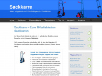 sackkarre-tests.de Webseite Vorschau