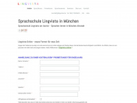 lingvista.de Webseite Vorschau