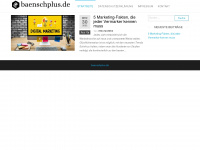 baenschplus.de Webseite Vorschau