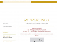 muenzsaegewerk.de Webseite Vorschau
