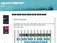 maikmartschinkowsky.de Webseite Vorschau