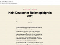 deutscher-rollenspielpreis.de Webseite Vorschau