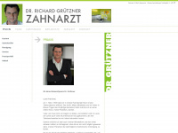zahnarzt-gruetzner.de Webseite Vorschau