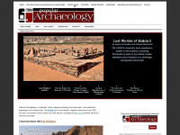 popular-archaeology.com Webseite Vorschau