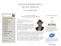 mundharmonika-berlin.de Webseite Vorschau