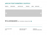 architekturbuero-duppui.de Webseite Vorschau