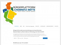 buergerplattform-chemnitz-mitte.de Webseite Vorschau