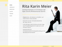 ritakarinmeier.ch Webseite Vorschau