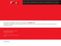 baumet.ch Webseite Vorschau