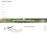 restaurant-propeller.de Webseite Vorschau