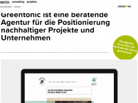 green-tonic.de Webseite Vorschau