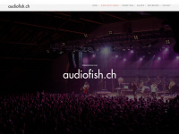 audiofish.ch Webseite Vorschau