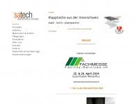 satech.ch Webseite Vorschau