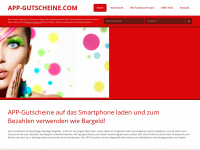 app-gutscheine.com Webseite Vorschau