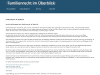 familienrecht-im-ueberblick.de Webseite Vorschau