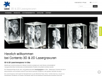 contento-lasergravur.com Webseite Vorschau