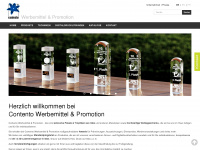 contento-promotion.com Webseite Vorschau