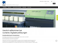 contento-digitaldruck.com Webseite Vorschau