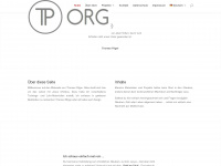 thomaspilger.org Webseite Vorschau
