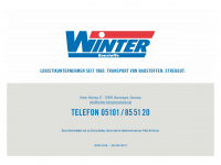 winter-fuhrunternehmen.de Webseite Vorschau