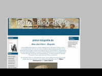 platon-biografie.de Webseite Vorschau