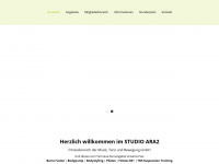 studioara2.de Webseite Vorschau