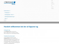 ulippuner.ch Webseite Vorschau