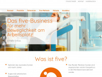 five-konzept.ch Webseite Vorschau