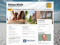 ostsee-klinik.de Webseite Vorschau