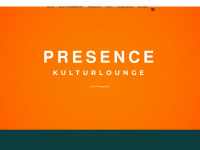 presence-kulturlounge.de Webseite Vorschau
