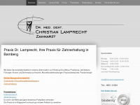 zahnarzt-lamprecht.de Webseite Vorschau