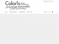 coloris-kerzen.de Webseite Vorschau