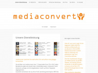 mediaconvert.ch Webseite Vorschau