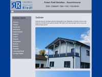 riedl-metallbau.de Webseite Vorschau